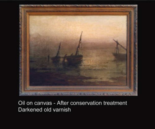 Oil on canvas - After conservation